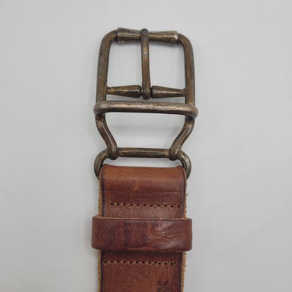 Streets Ahead Belt L Brown Leather Floral Western Tooled  display picture 3